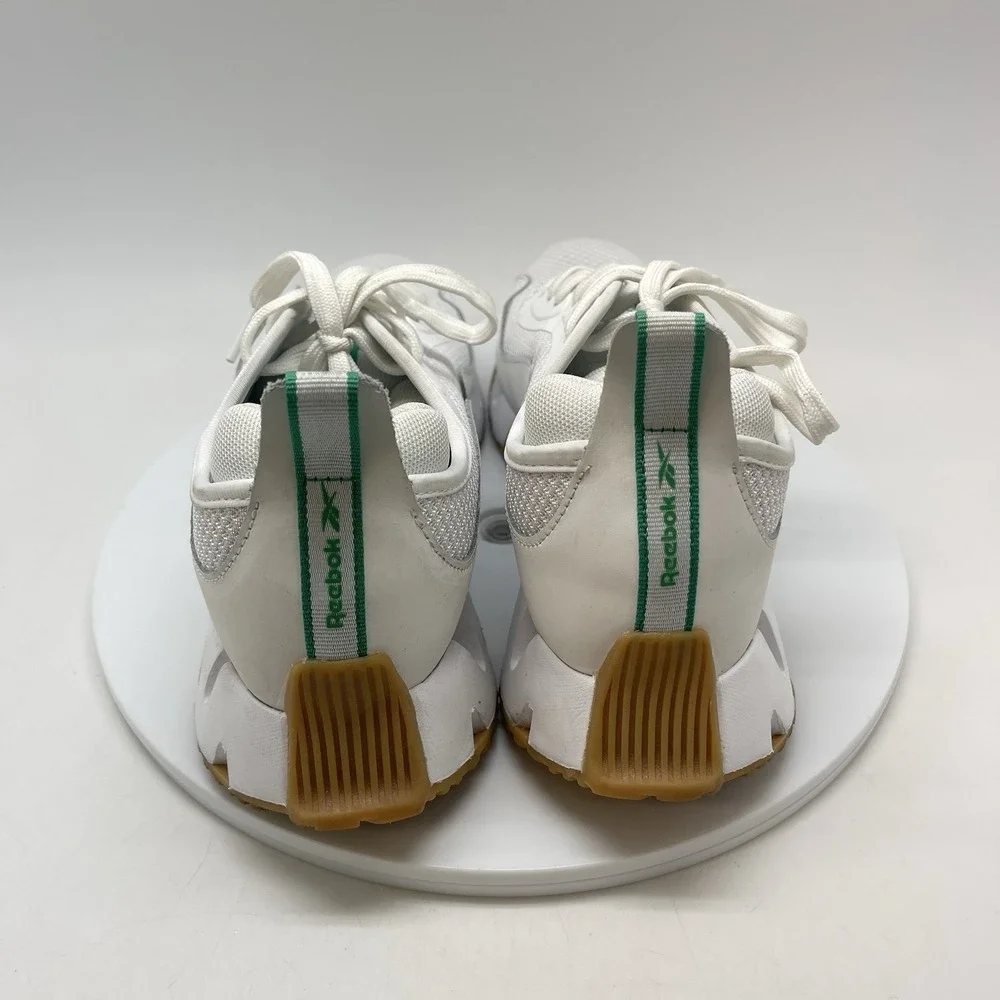 Reebok‎ Sneakers Womens 8.5 Zig Dynamica R30106W White Green Running Shoes